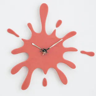 Chroma Splash Paint Splatter Wall Clock
