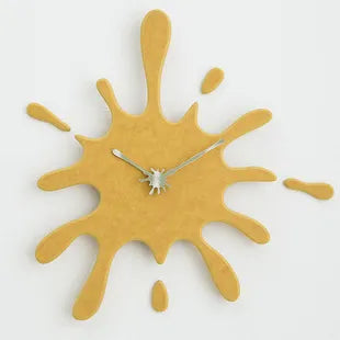 Chroma Splash Paint Splatter Wall Clock
