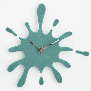 Chroma Splash Paint Splatter Wall Clock