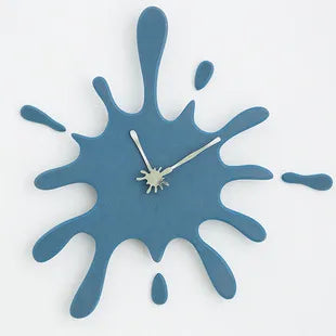 Chroma Splash Paint Splatter Wall Clock