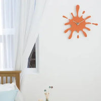 Chroma Splash Paint Splatter Wall Clock