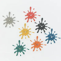 Chroma Splash Paint Splatter Wall Clock
