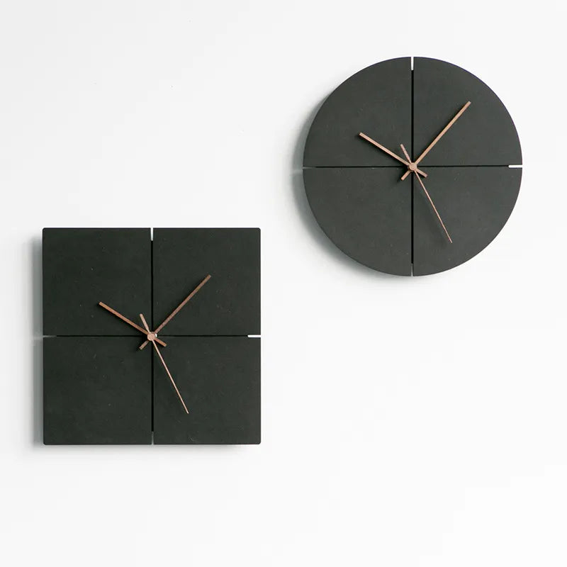 Monolith Architectural Quadrant Slit Wall Clock