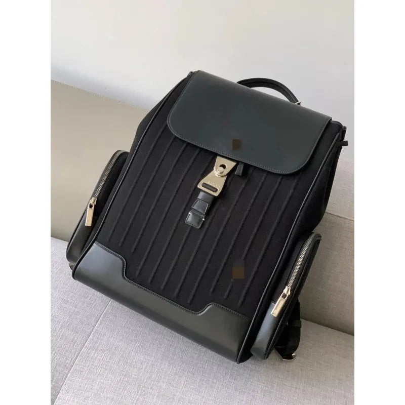 Luxury Rimo Architectural Flap Rucksack Backpack