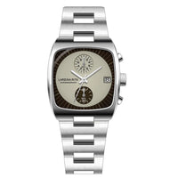 Lareina Rita Cushion Chronograph Steel Bracelet Watch
