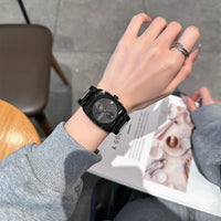 Lareina Rita Cushion Chronograph Steel Bracelet Watch