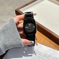 Lareina Rita Cushion Chronograph Steel Bracelet Watch