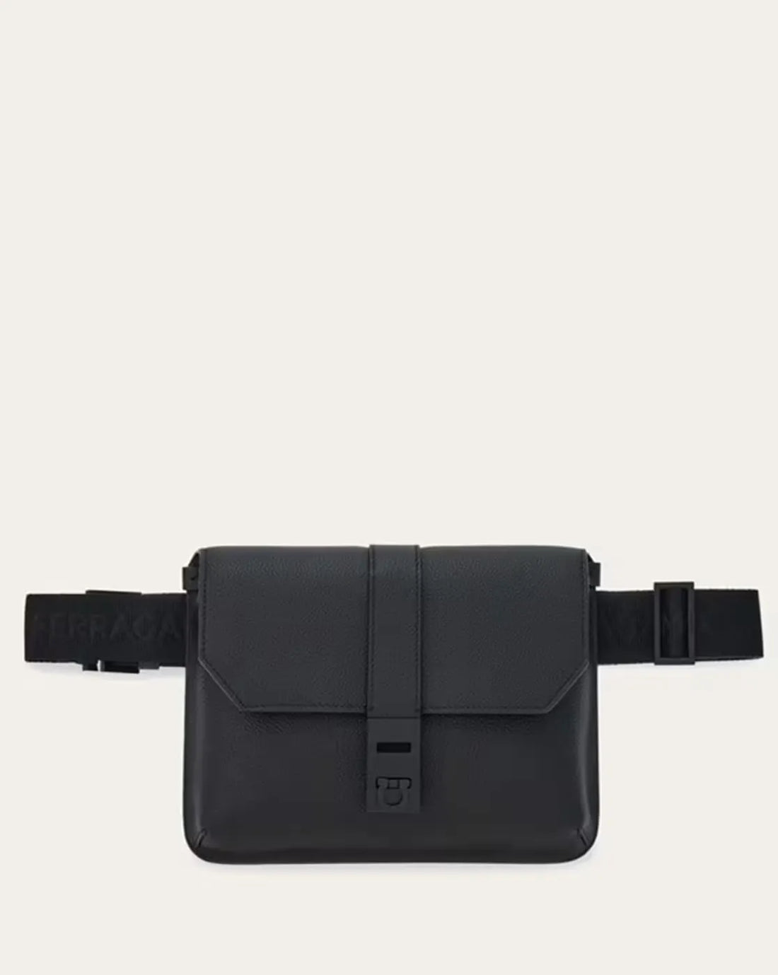 FURG Gancini Leather Flap Waistbag
