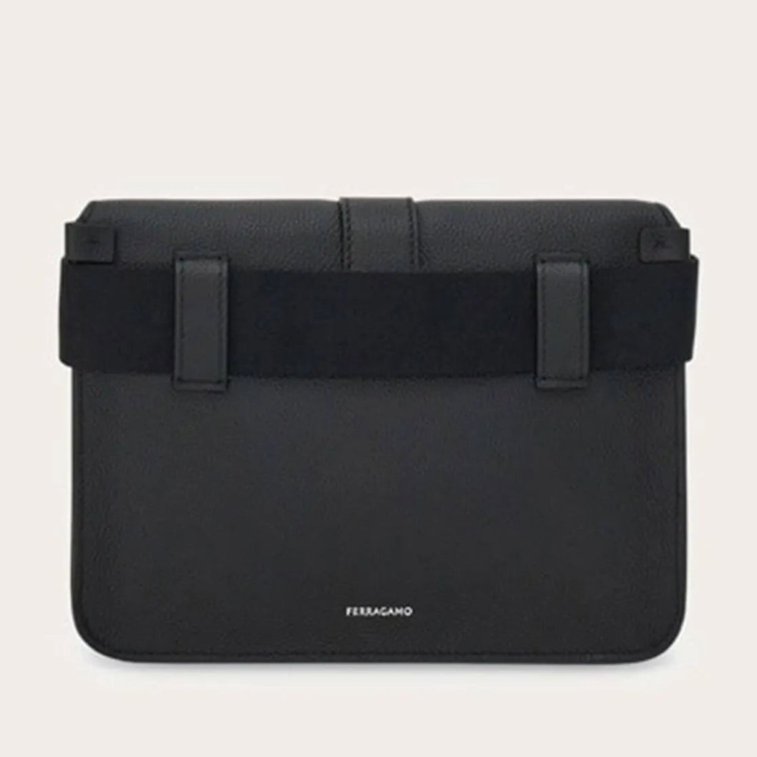 FURG Gancini Leather Flap Waistbag