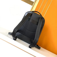 B-Mountain Intrecciato Slim Architectural Leather Backpack