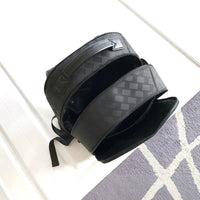 B-Mountain Intrecciato Slim Architectural Leather Backpack