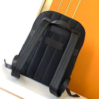 B-Mountain Sartorial Saffiano Leather Executive Backpack