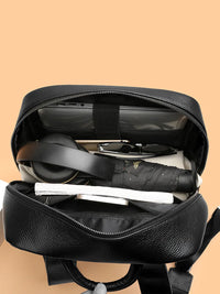 B-Mountain Obsidian Pebbled Minimalist Backpack