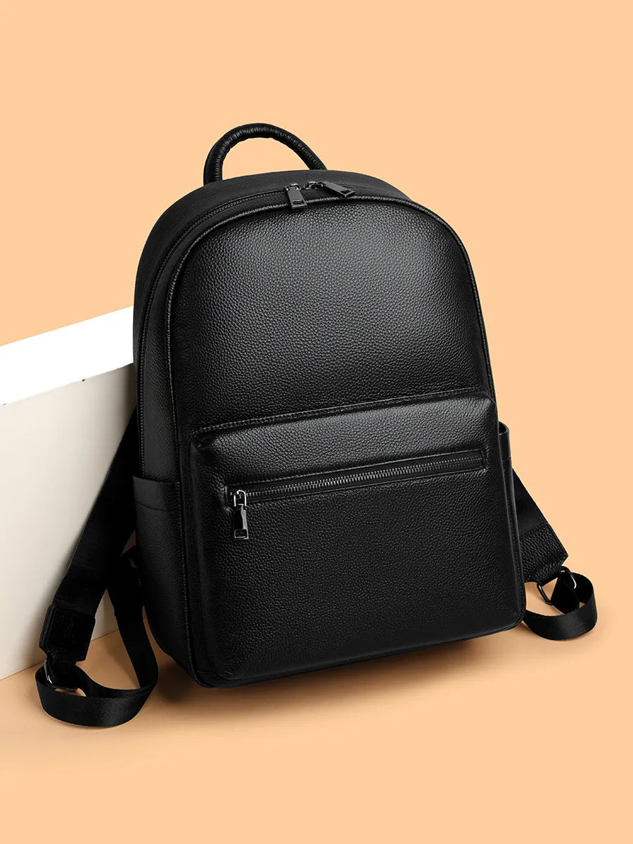 B-Mountain Obsidian Pebbled Minimalist Backpack