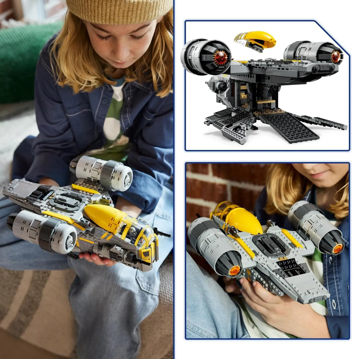 Star Wars 75447 The Razor Crest Building Set (930 Pcs)