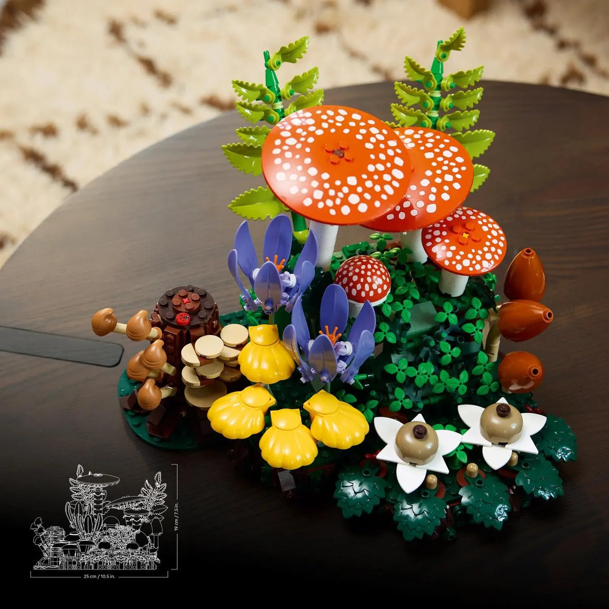 Botanicals 11505 Woodland Mushrooms Building Set (805 Pcs)