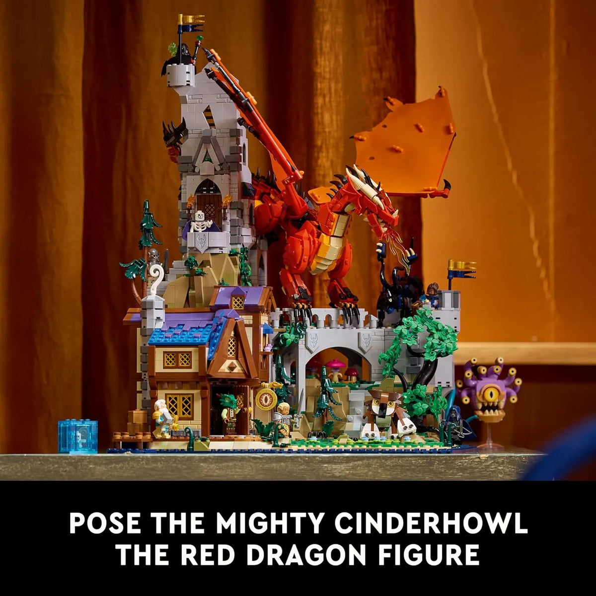 D&D 21348 Red Dragon’s Tale Building Set (3745 Pcs)