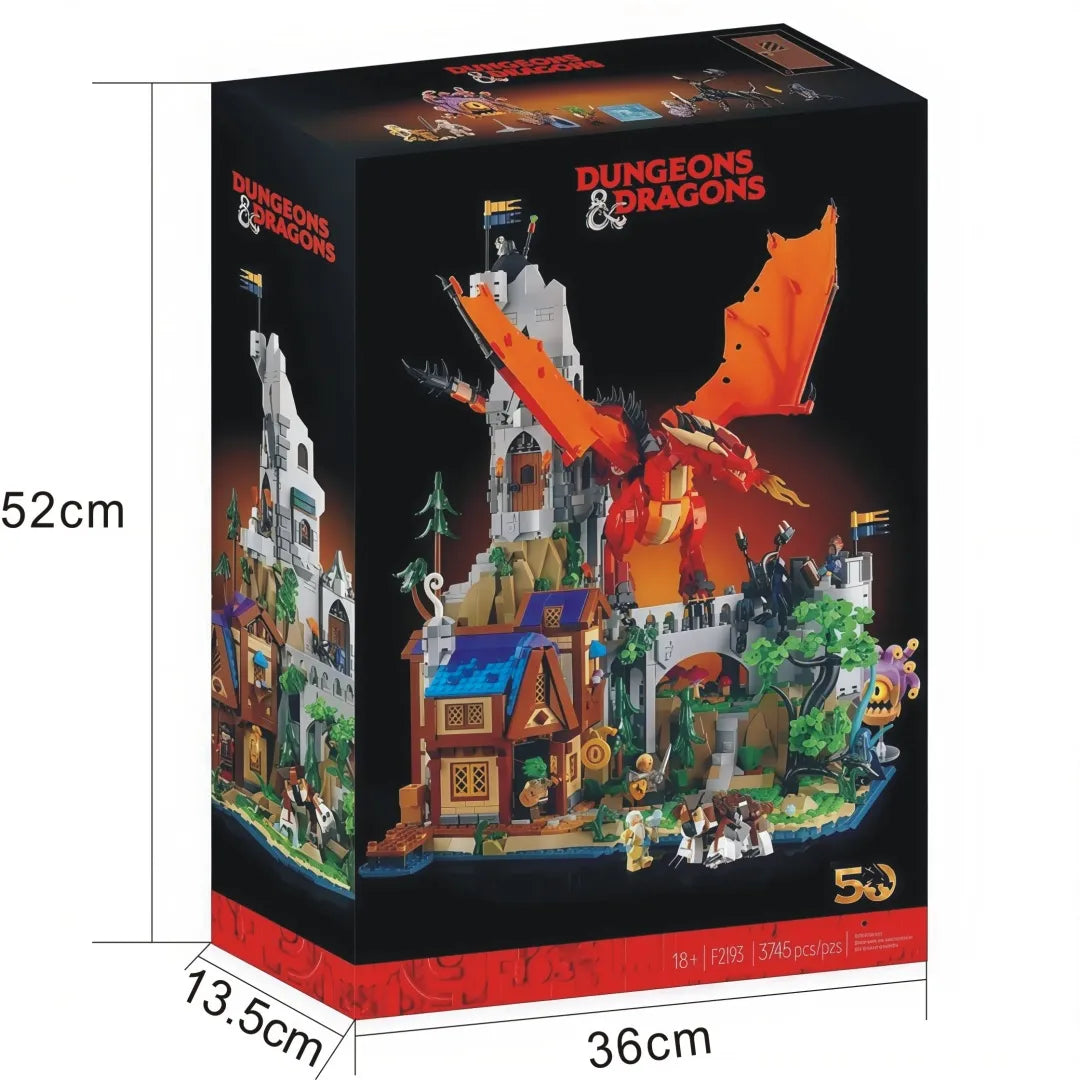 D&D 21348 Red Dragon’s Tale Building Set (3745 Pcs)
