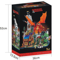 D&D 21348 Red Dragon’s Tale Building Set (3745 Pcs)