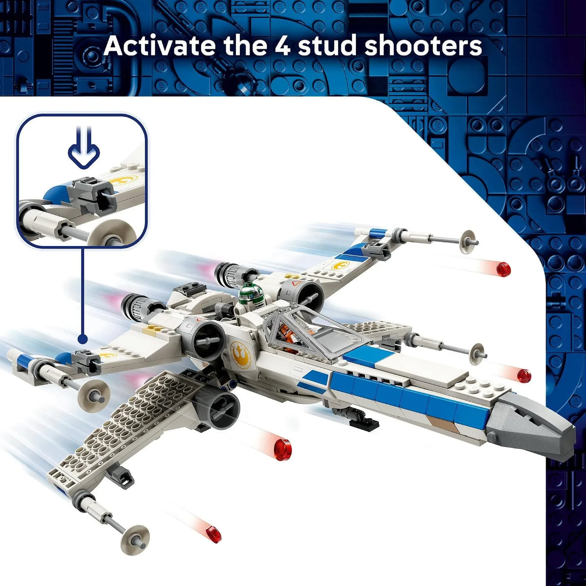 Star Wars 75460 X-Wing Starfighter Building Set (558 Pcs)