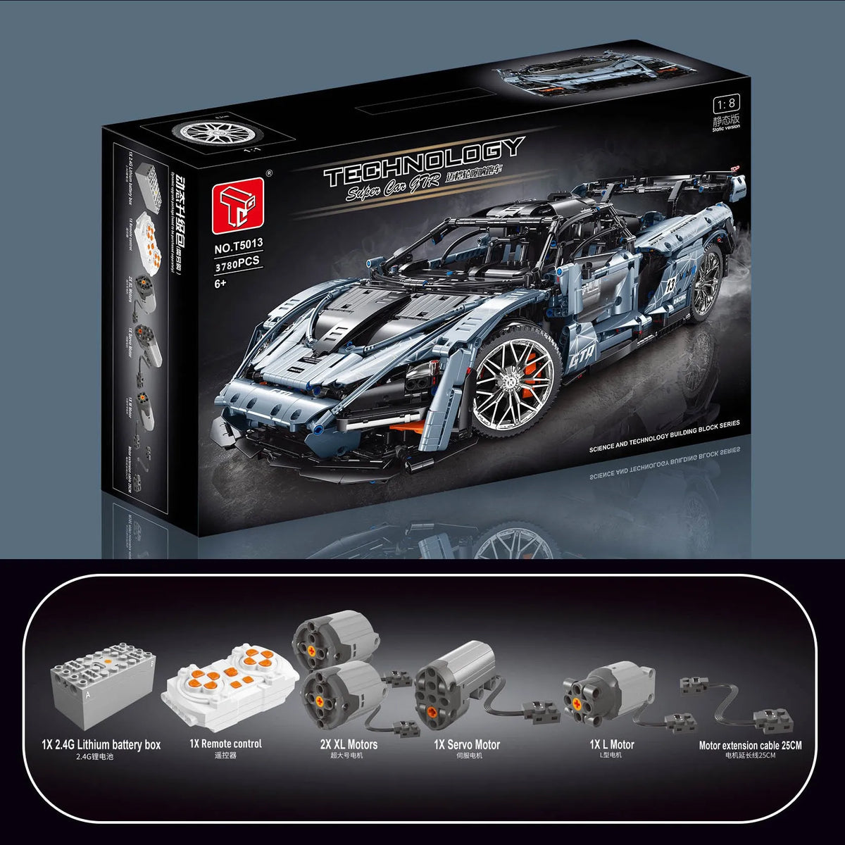 Technology McLaren Senna T5013 Building Set (3780 Pcs)