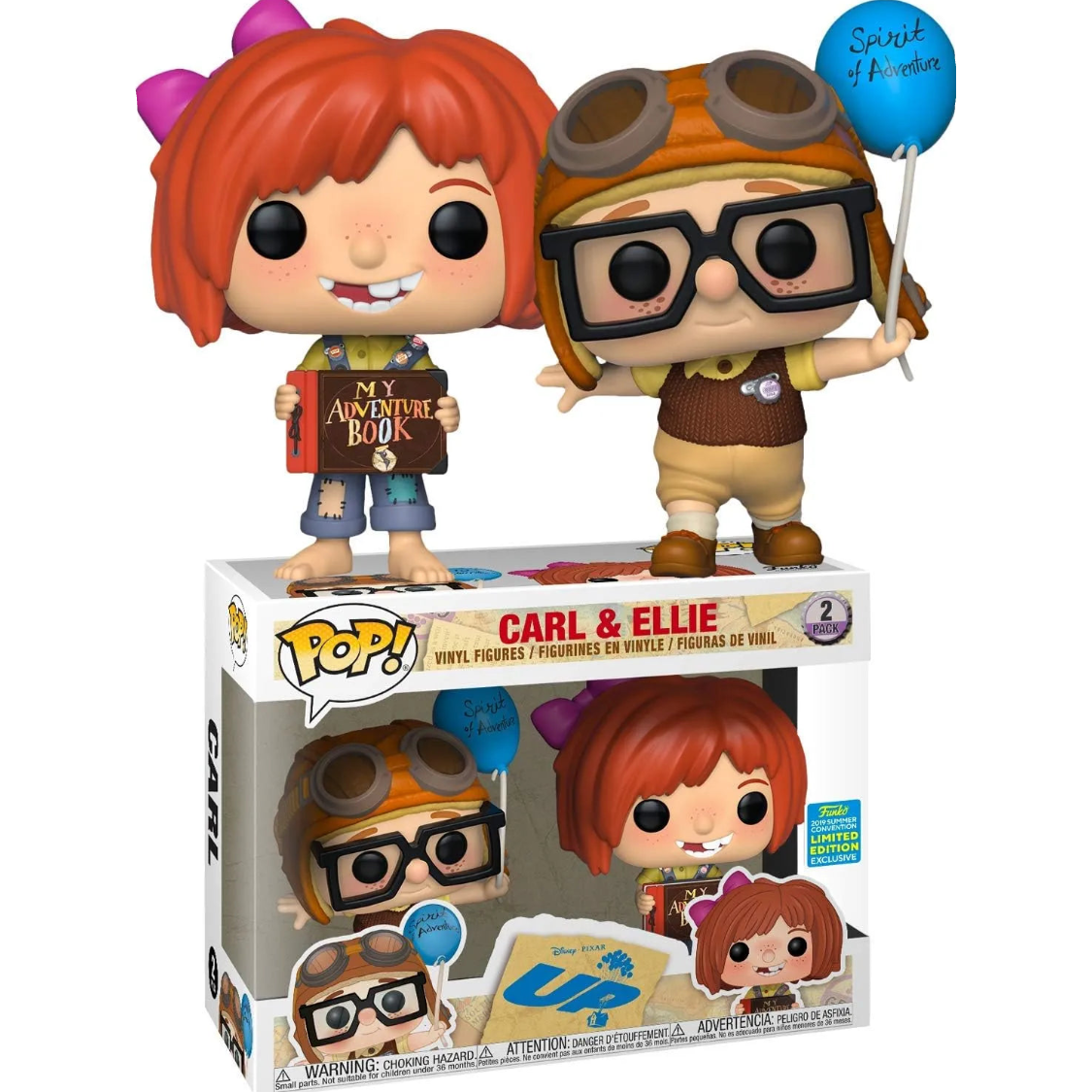 Funko Pop! DZNY UP Carl & Ellie Kids 2-Pack Set