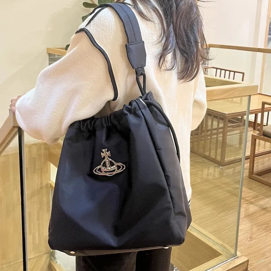 VW Hilary Drawstring Orb Bucket Bag
