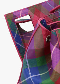 VW Hazel Medium Candy Tartan Flap Shoulder Bag