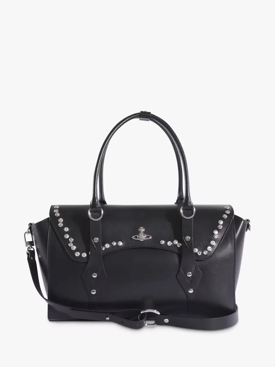 VW Bettina Studded Smooth Leather Handbag