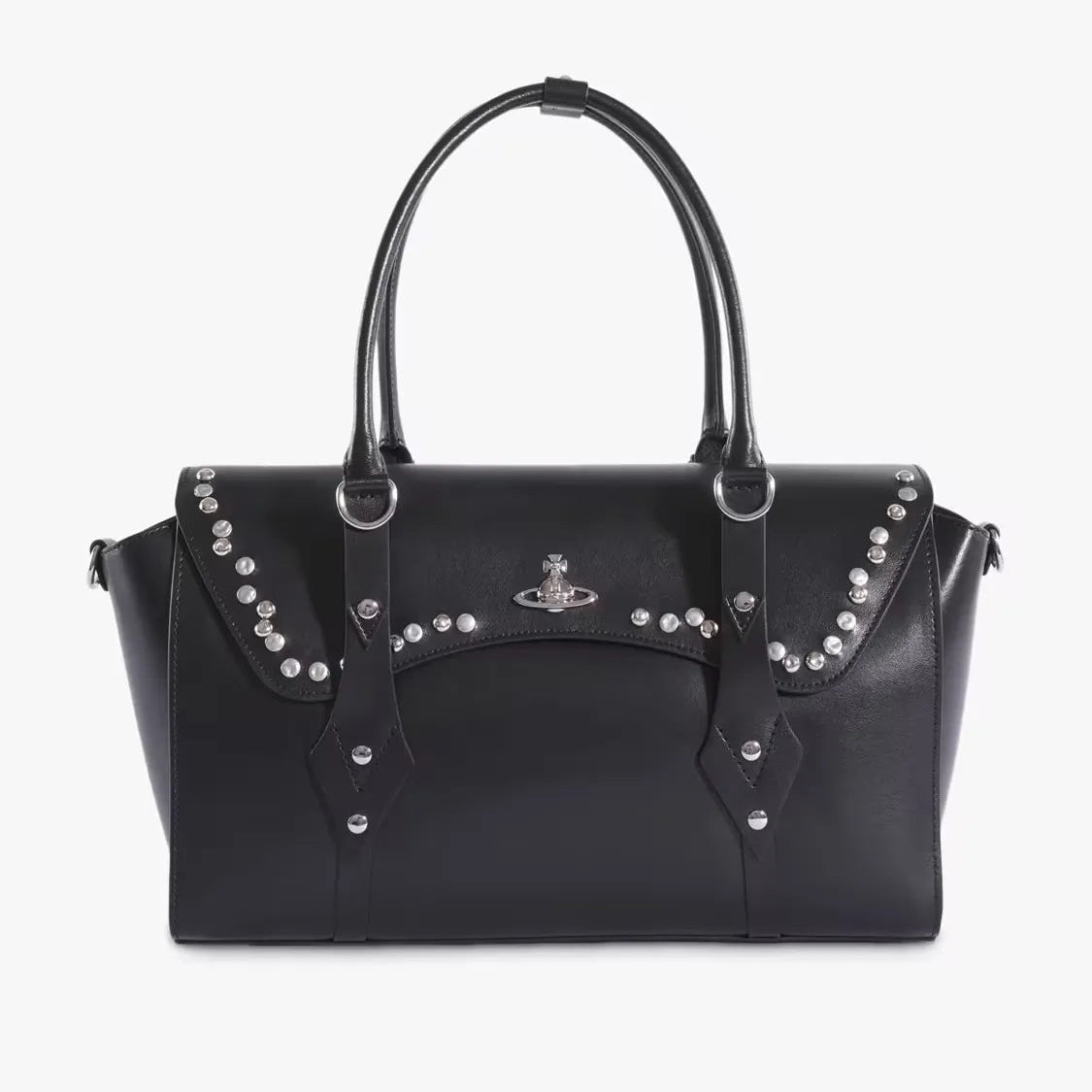 VW Bettina Studded Smooth Leather Handbag