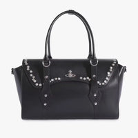 VW Bettina Studded Smooth Leather Handbag