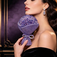 Floral Bouquet Minaudière Evening Clutch