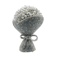 Floral Bouquet Minaudière Evening Clutch
