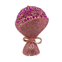 Floral Bouquet Minaudière Evening Clutch