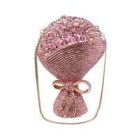 Floral Bouquet Minaudière Evening Clutch