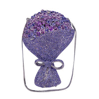 Floral Bouquet Minaudière Evening Clutch