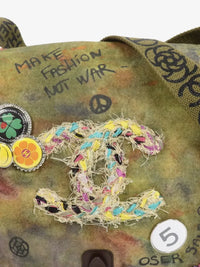 Luxury CC Graffiti Messenger Bag