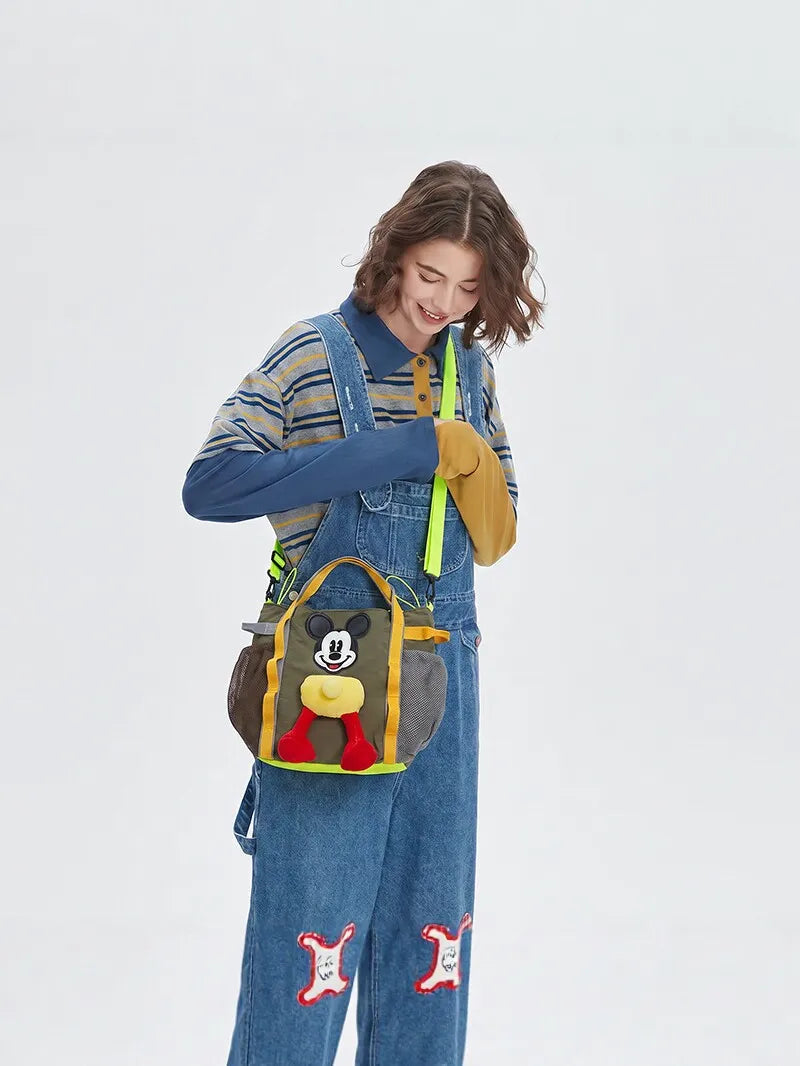 DZNY Mickey Colorblock Crossbody Bag