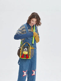 DZNY Mickey Colorblock Crossbody Bag