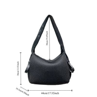 Cyberpunk Honeycomb Mesh Slouchy Hobo Sling