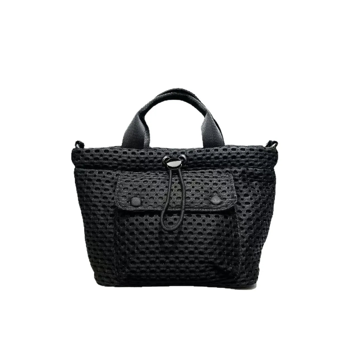 Honeycomb Mesh Cargo Crossbody Handbag
