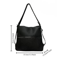 Cyberpunk Mesh Convertible Hobo Backpack