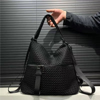 Cyberpunk Mesh Convertible Hobo Backpack