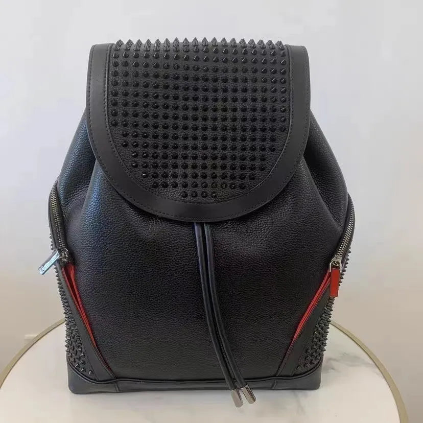 ChrisLB Explorafunk Spiked Calfskin Backpack