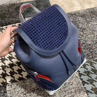 ChrisLB Explorafunk Spiked Calfskin Backpack