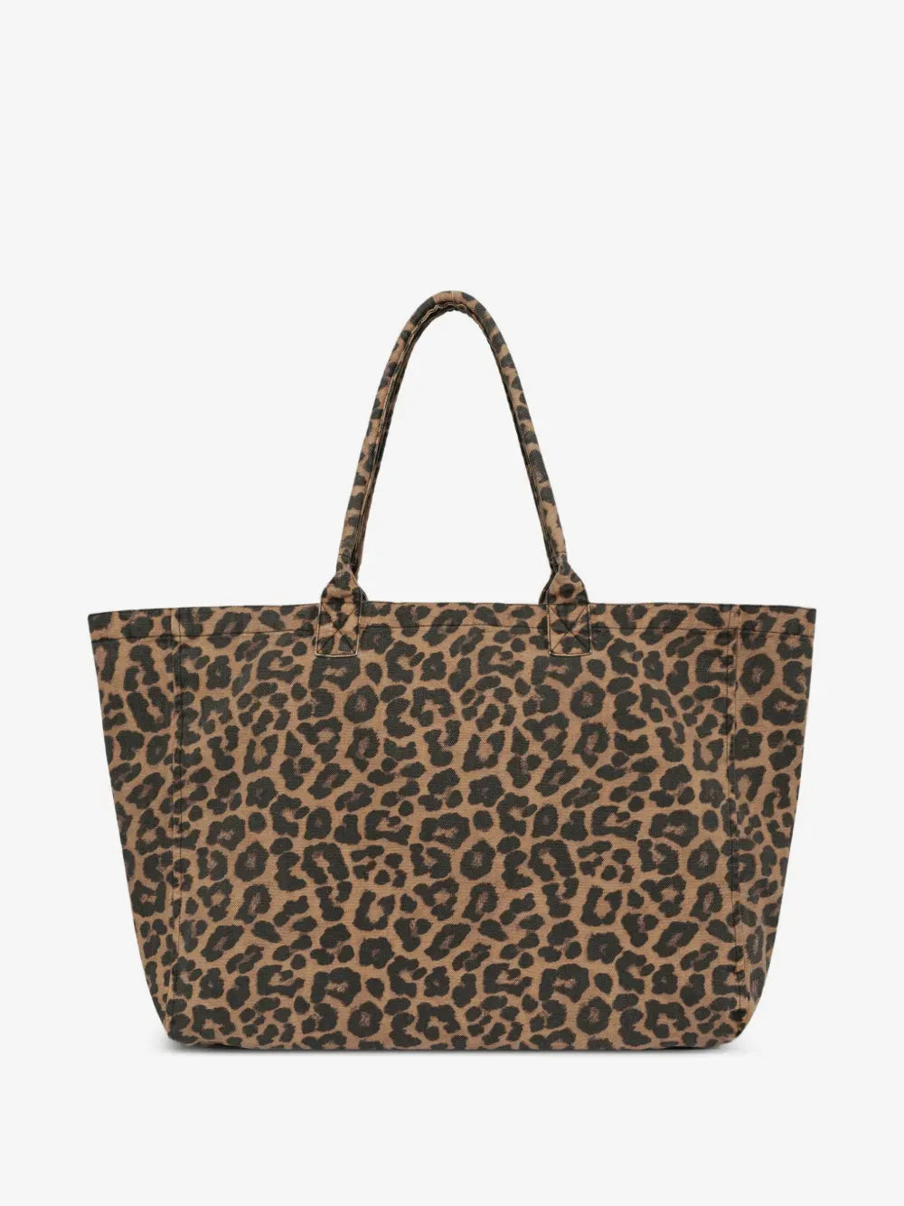 Anine Bing Leo Leopard Print Carryall Tote