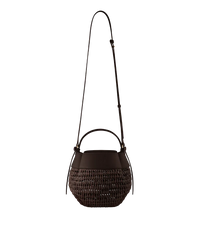 Polene Numéro Huit Calfskin Mini Basket Tote