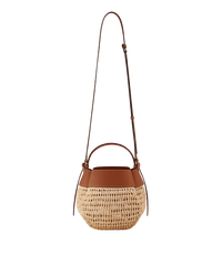 Polene Numéro Huit Calfskin Mini Basket Tote