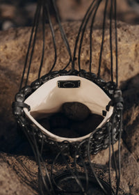 Polene Solé Leather Pearl Net Tote