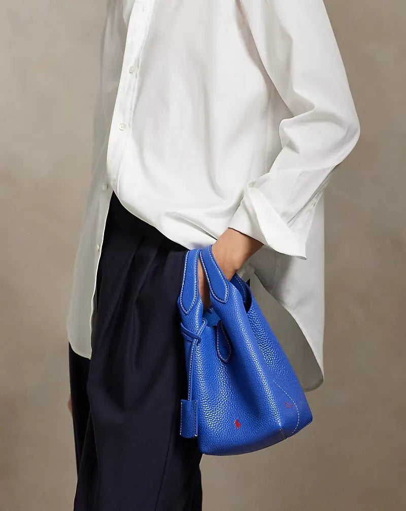 PRL Raffia Mini Basket Bag